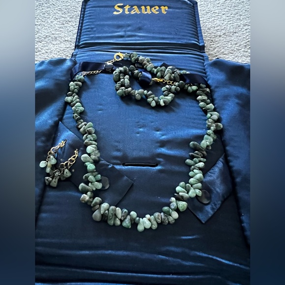 NWT Stauer 3 Piece Caymen Emerald Jewelry Set - Picture 3 of 10